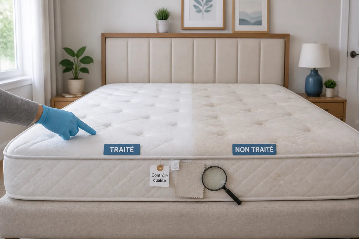 traitement biocide matelas