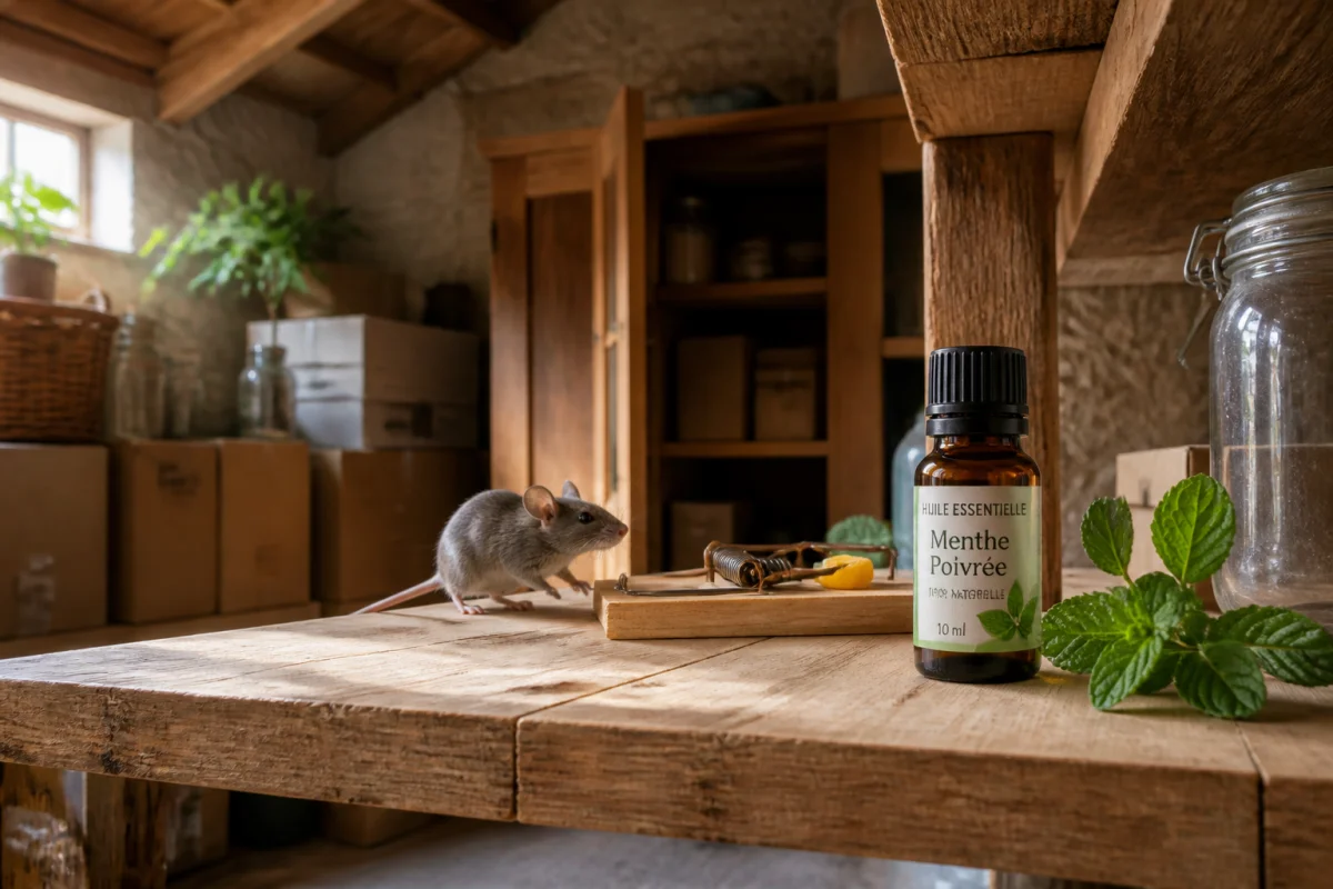 huile essentielle souris