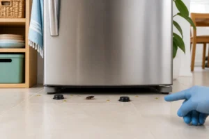 cafard dans le frigo