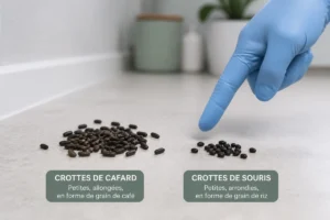 crotte de cafard toxique