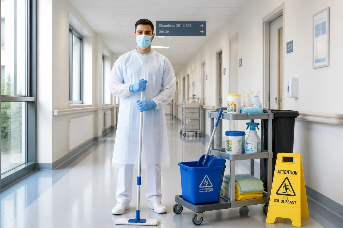 protocole de nettoyage en milieu hospitalier