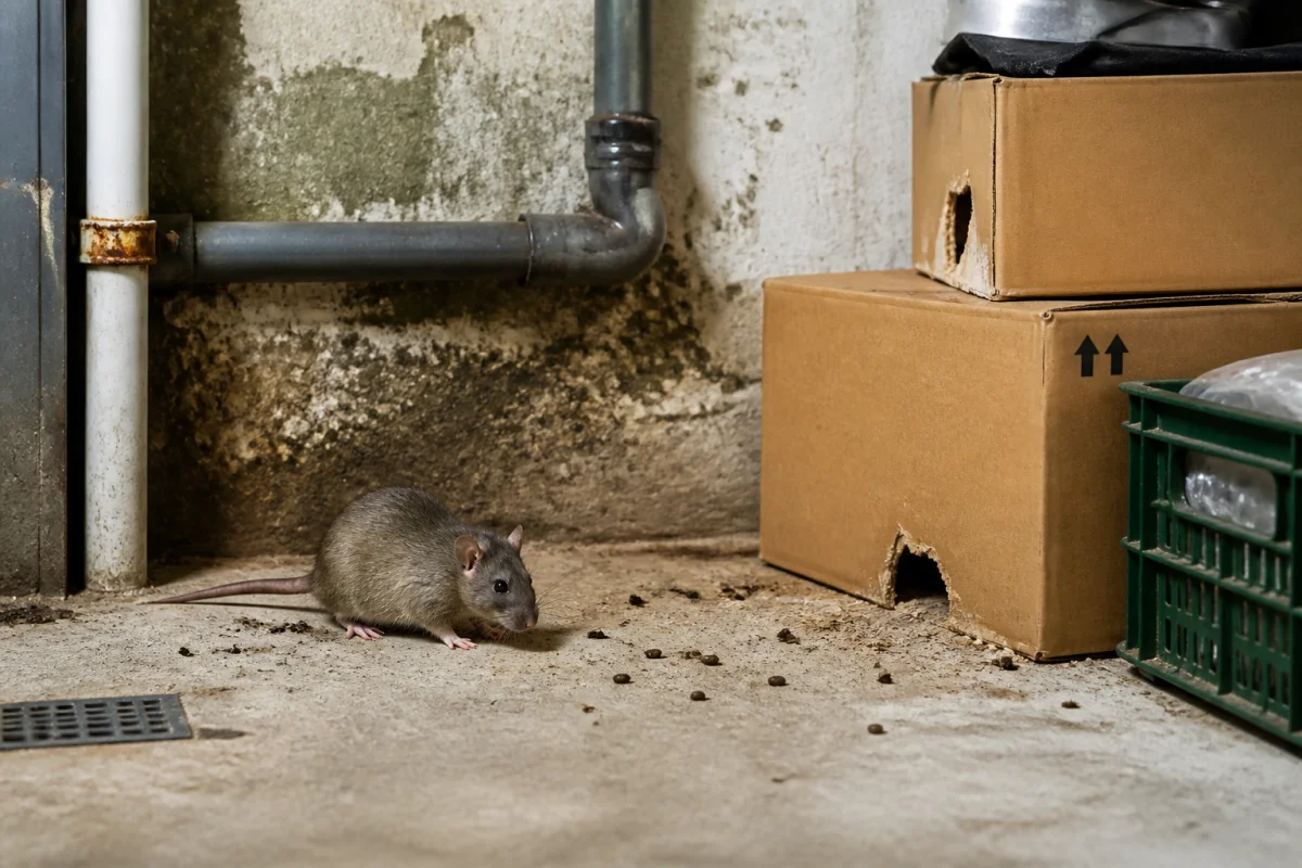 Les signes d’infestation de rats à repérer rapidement