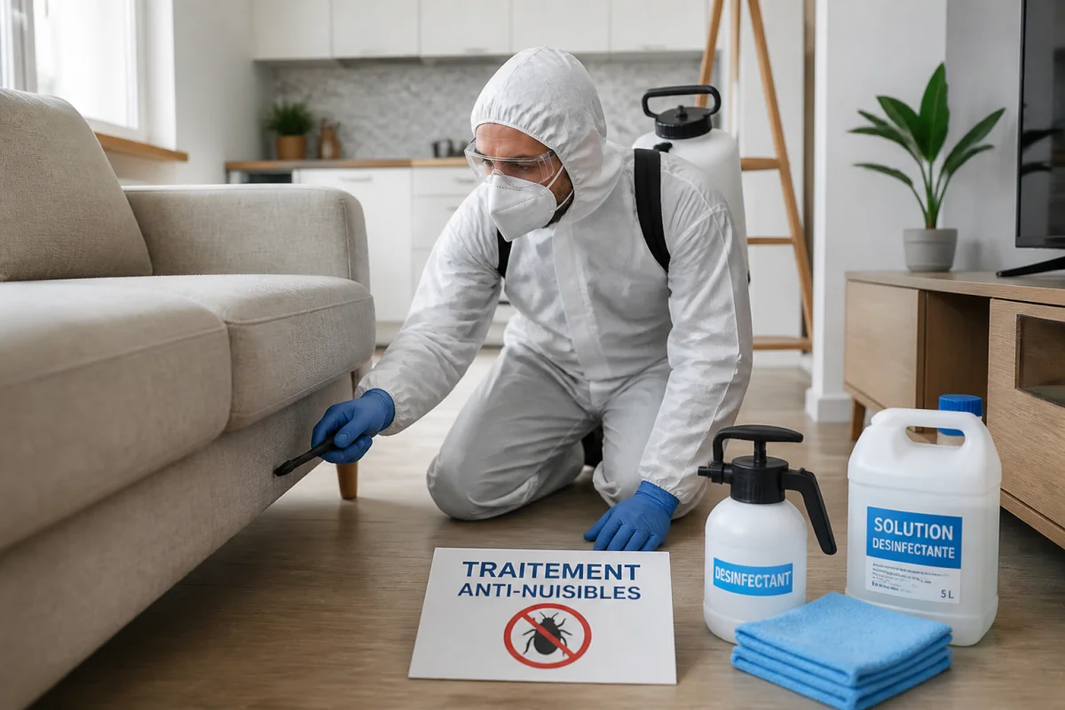 Désinfection après nuisibles, les étapes à suivre