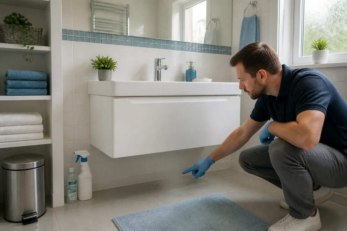 Prévenir les nuisibles dans une salle de bain