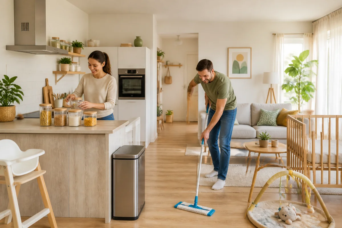 Préparer la maison avant bébé pour un foyer sain et serein