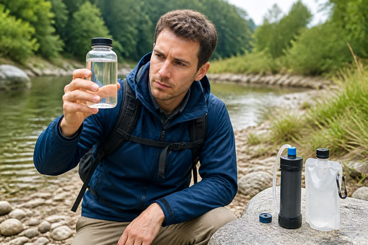 La désinfection de l'eau pour boire sans risque